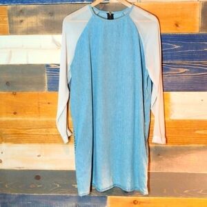 Top Shop denim dress 10